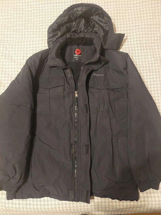 Kurtka męska DUŻY ROZMIAR zimowa czarna