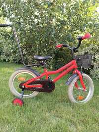 Rower dla przedszkolaka Maxim czerwony + kask i gratisy