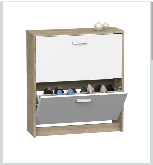 Muebles Pitarch | Wąska szafka uchylna na buty wejściowe z 2 drzwiami