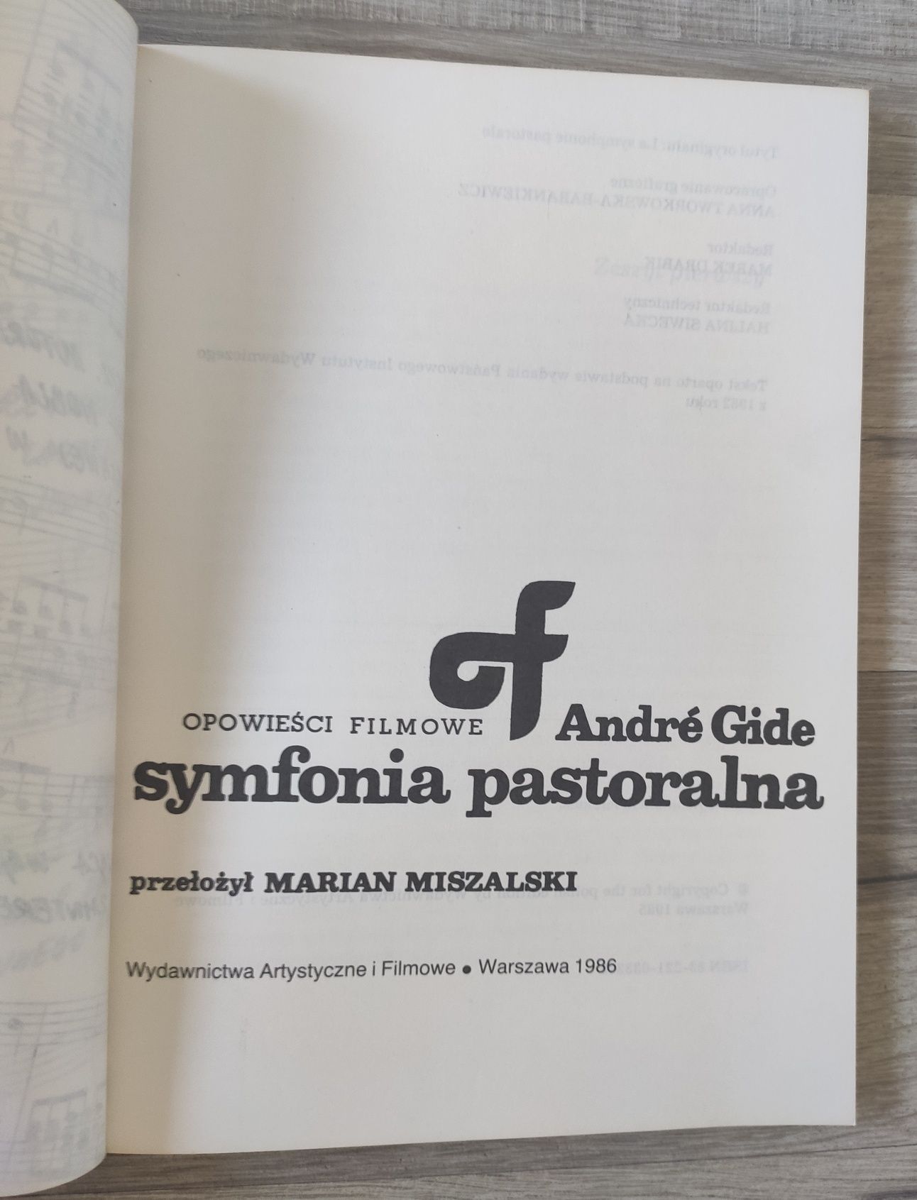 Symfonia pastoralna Andre Gide opowieść filmowa