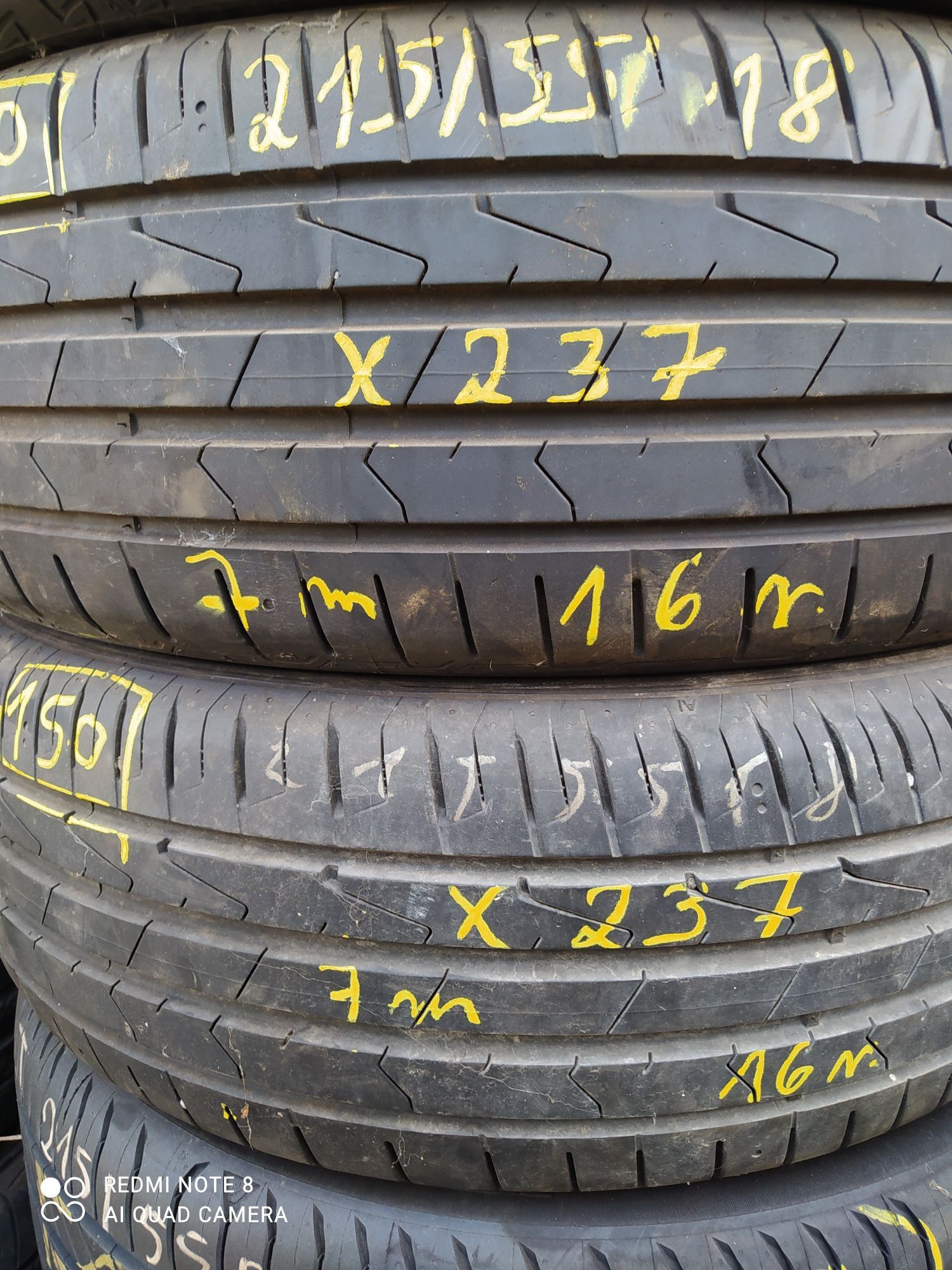 X237 215/55/18 sztuk 2 Hankook