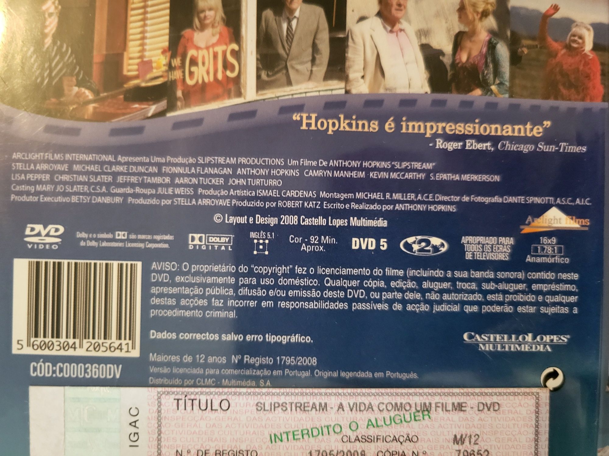 DVD slipstream - a vida como um filme