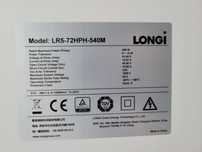 Painel solar Longi 540W