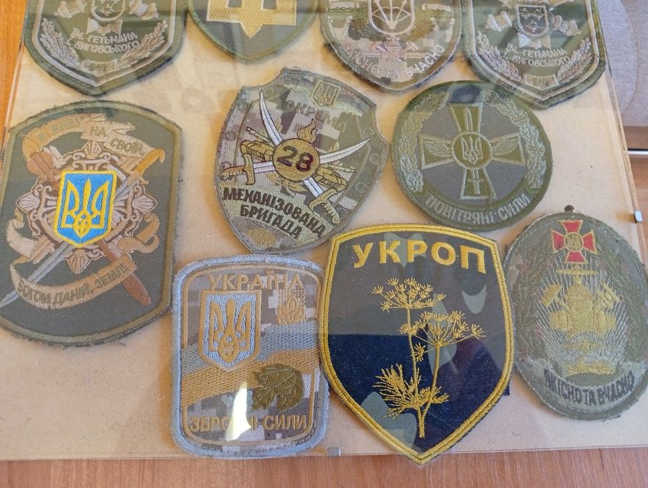 Naszywki wojskowe zestaw