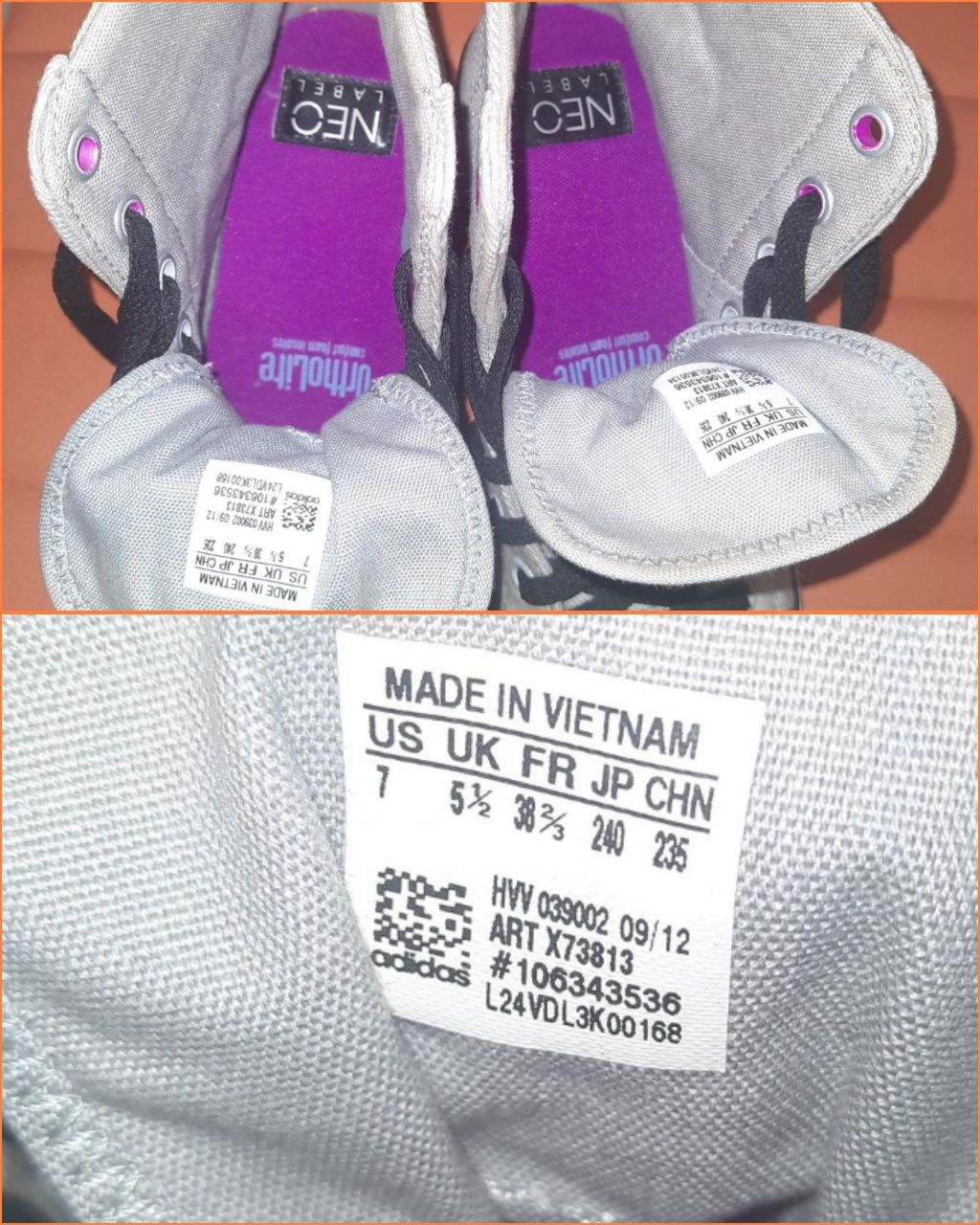 Кеды-сникерсы Adidas Neo Label(38 размер)