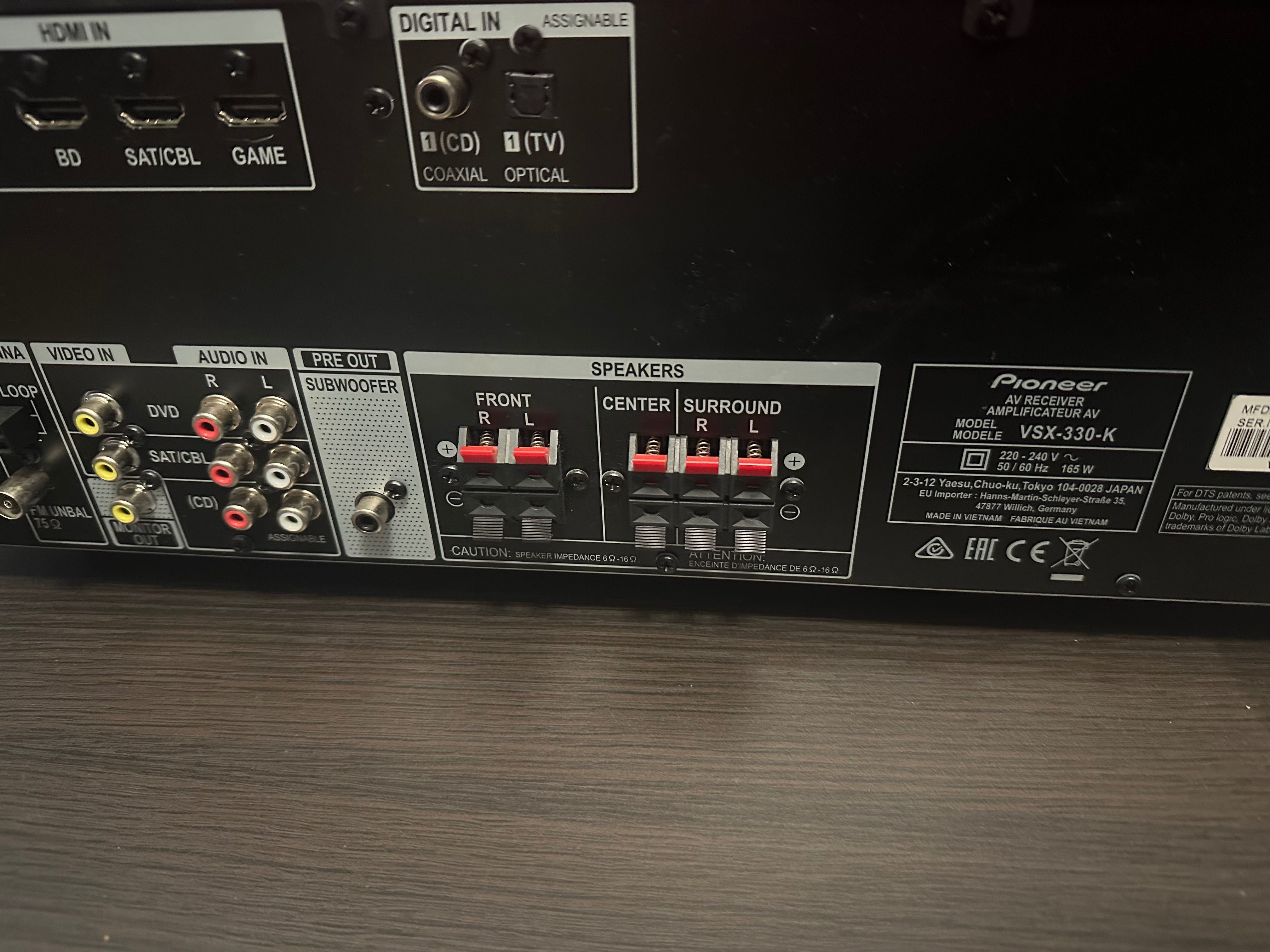 Pioneer VSX 330 K