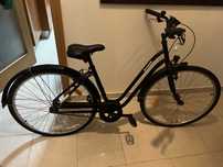 B'TWIN: Bicicleta ELOPS 100 City Bike Quadro Baixo (Mulher)
