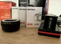 Kit carregador duplo + 3 baterias para Sony A7