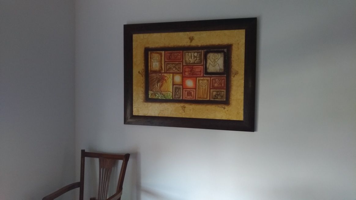 Quadro   com 110 cm largura. Excelente estado