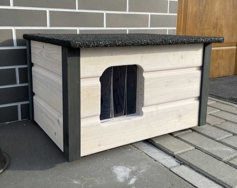 Nowa Buda Ocieplana Dla Psa/Kota na Zimę na Zewnątrz 57x47x35cm