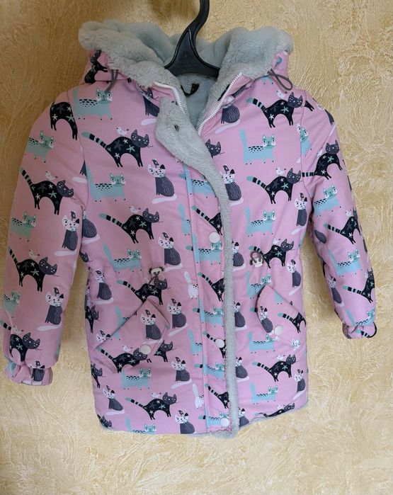 Зимова куртка для дівчинки б/у