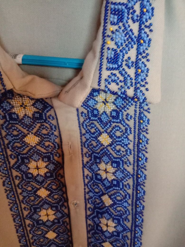 Сорочка вишита бісером