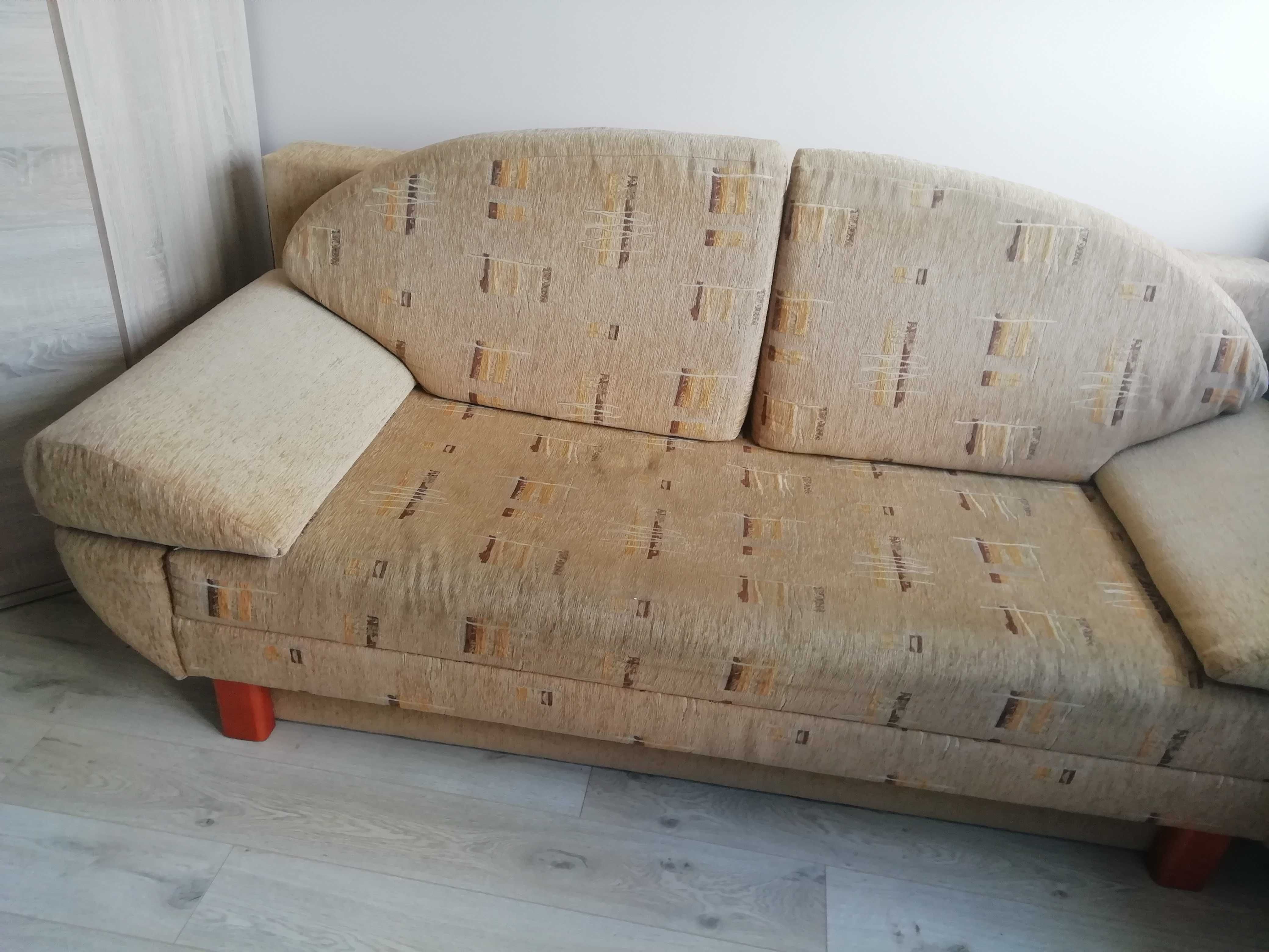 Sofa rozkładana z funkcją spania