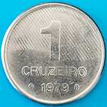 1 Cruzeiro de 1979, do  Brasil, antiga e rara