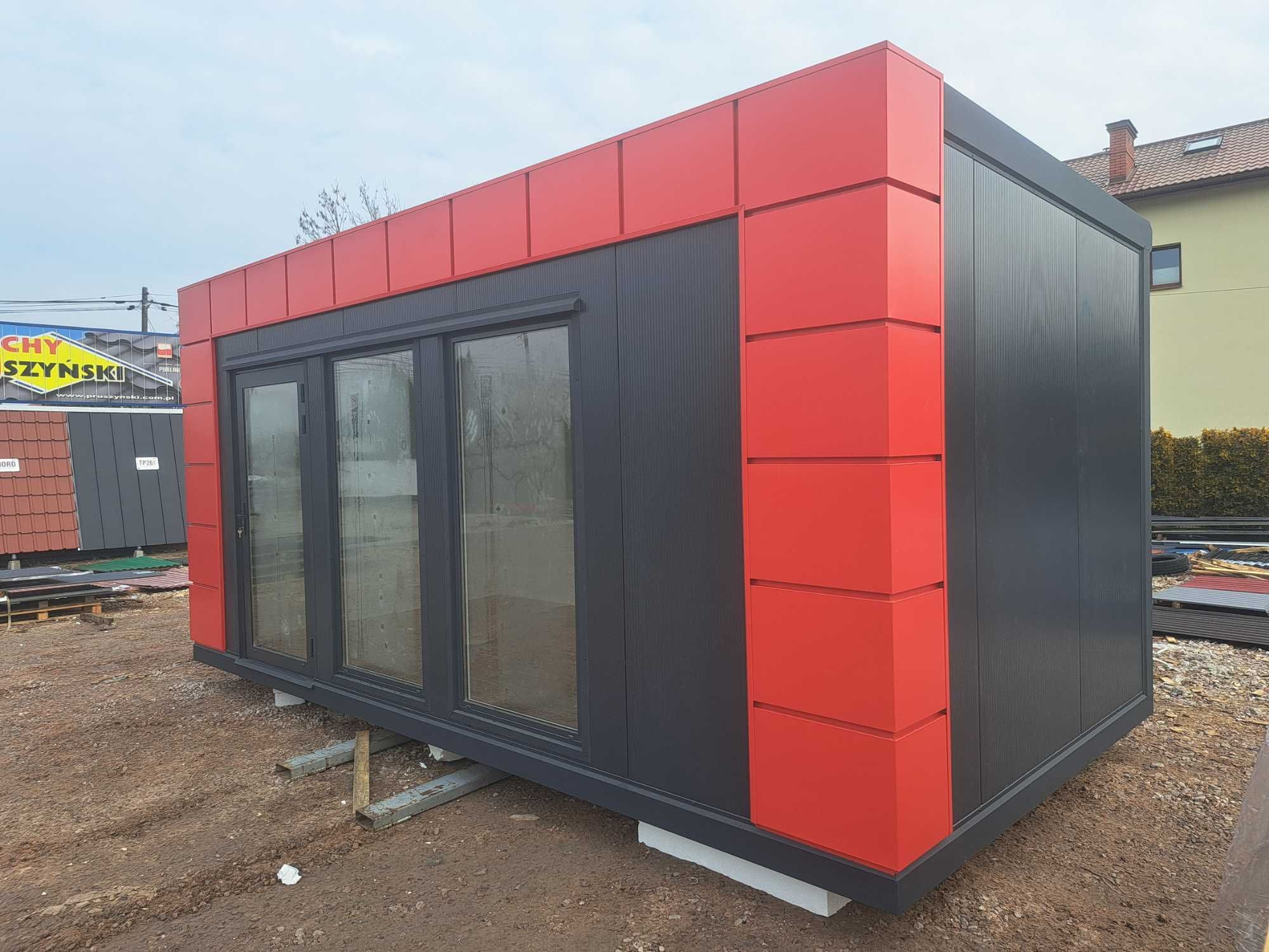Pawilon 6x3 kontener komis ubezpieczeni biuro fryzjer sklep kebab lody