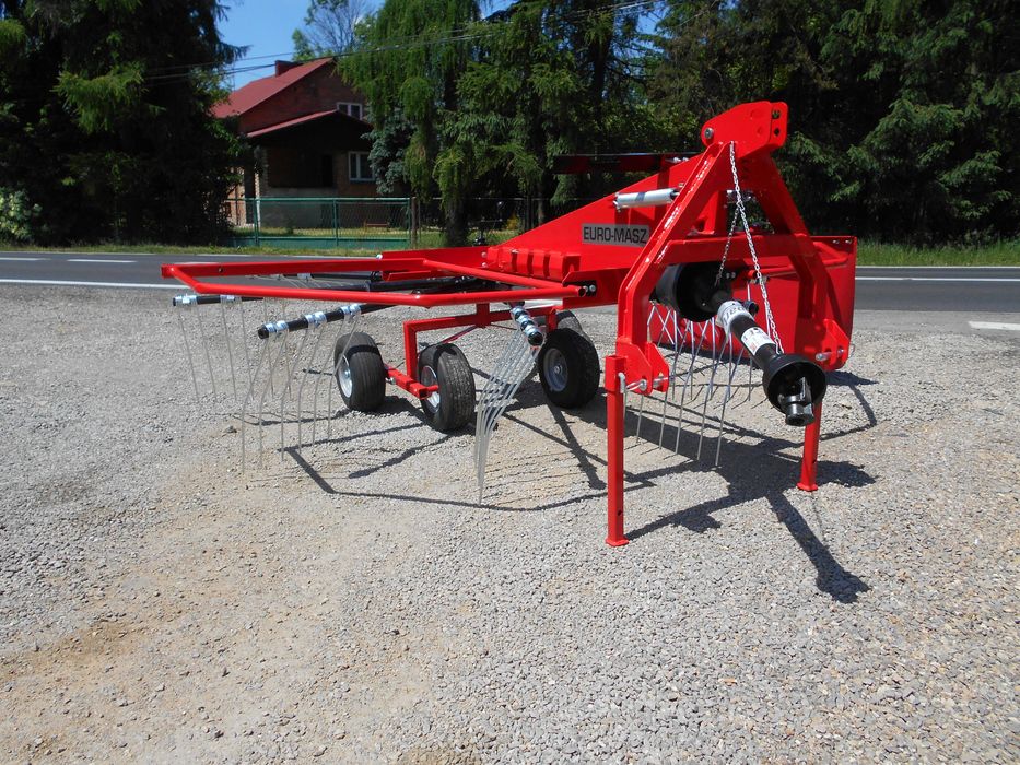 zgrabiarka 3,5m *wom gratis *tandem *szerokie koła EURO-MASZ