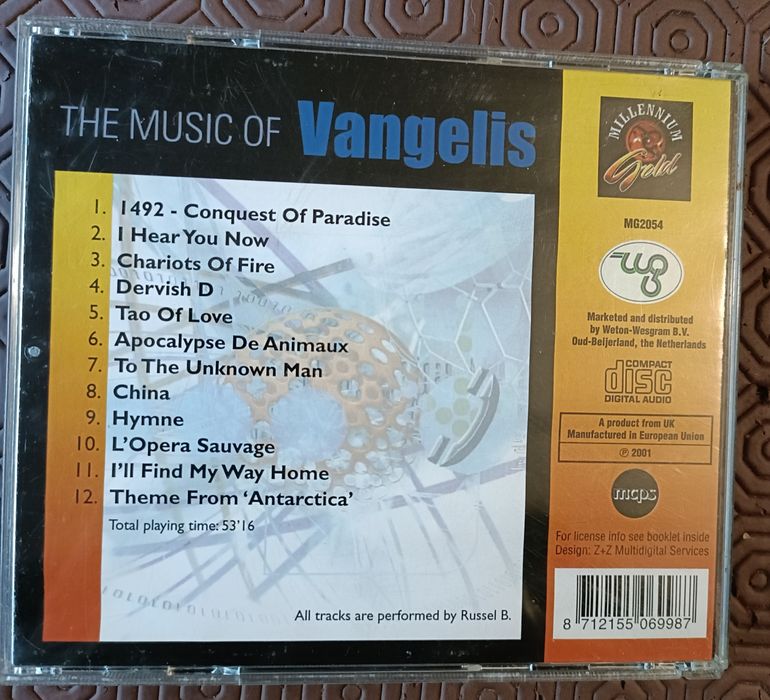 CD  -  Vangelis  2001