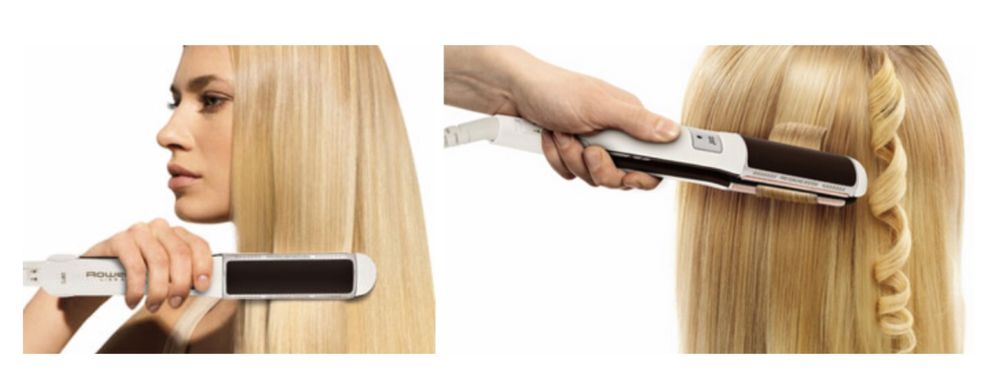 ROWENTA SF 6150 LISS & CURL вирівнювач + завивка локонів 2в1