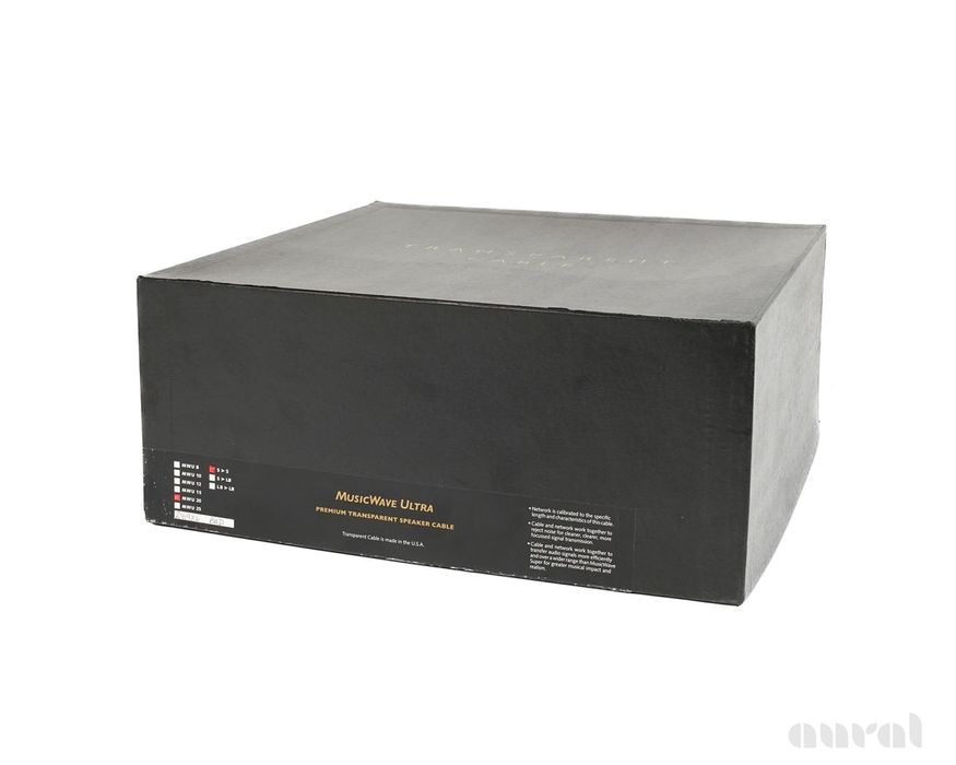 cabos de colunas Tansparent Cable Musicwave Ultra XL speaker cables