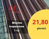 Blacha trapezowa T-18 w kolorze RAL brąz blachy trapezowe Gniezno