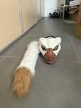Furry dino mask sztywna