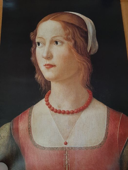 Poster Gulbenkian "Retrato de uma Jovem" Domenico Ghirlandaio