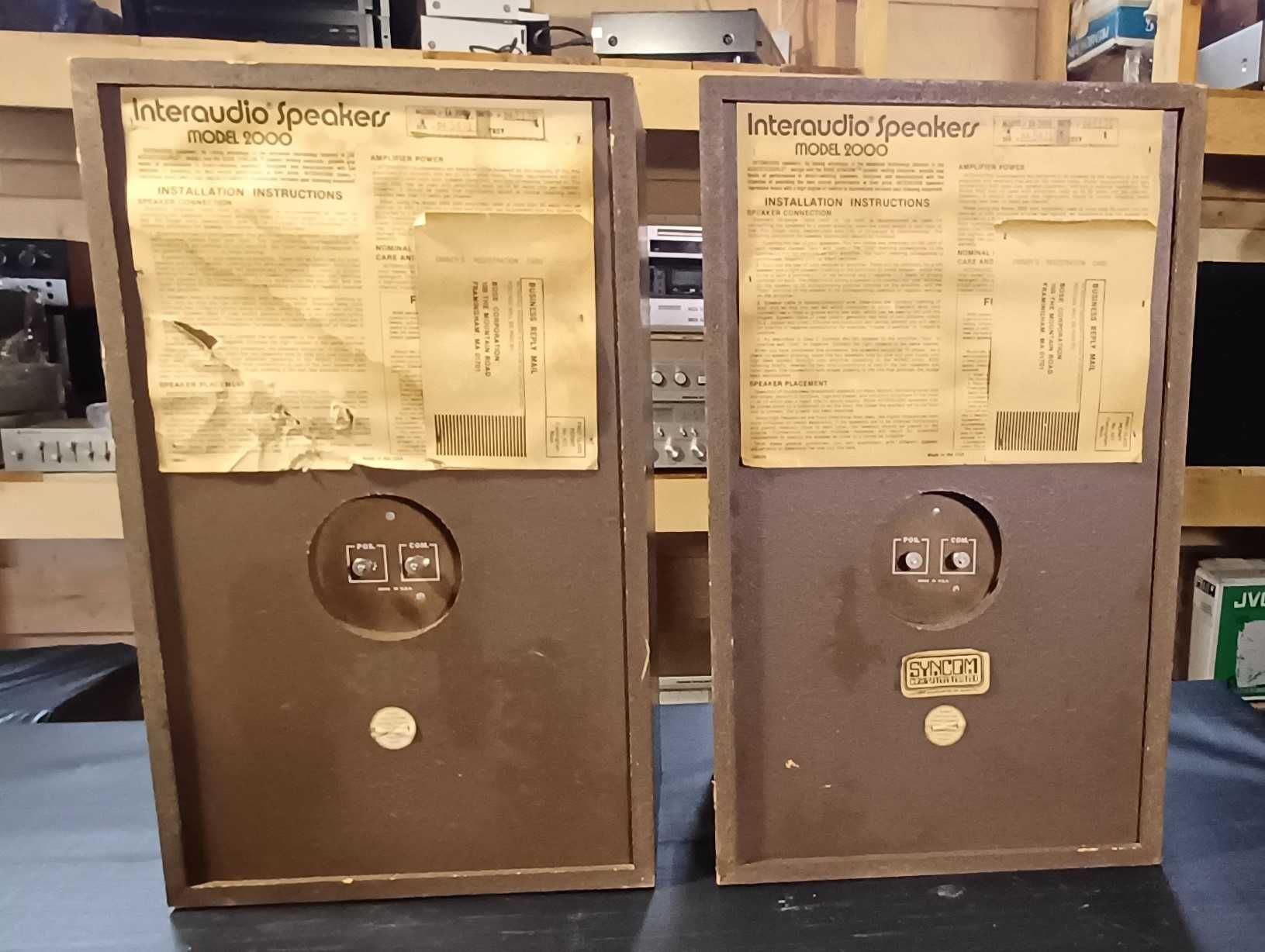Kolumny głośnikowe BOSE Interaudio Model 2000