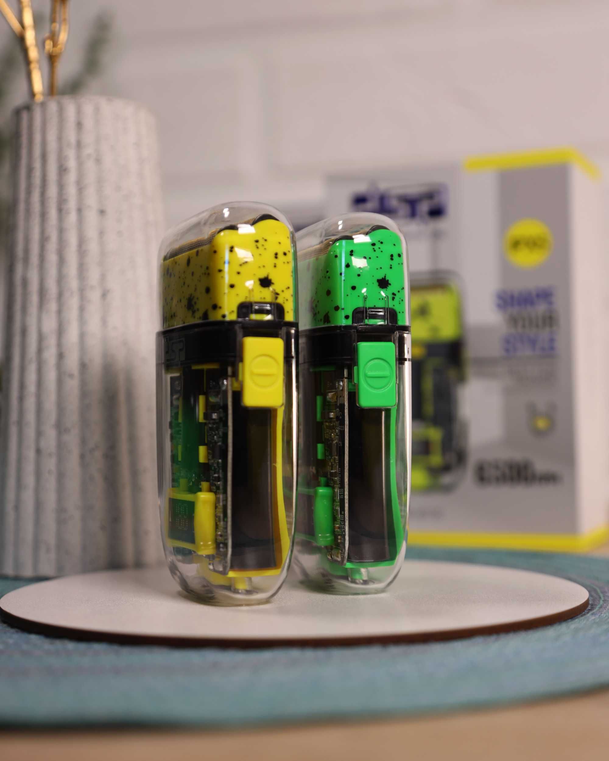 Електробритва шейвер DSP 60125 IPX5 6500 об/хв.YELLOW/GREEN