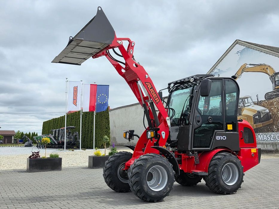 NOWA ładowarka kołowa przegubowa AUGER 810  silnik KUBOTA V1505, waga 2400 KG, szybkozłącze /SCHMIDT/EVERUN/WOLF