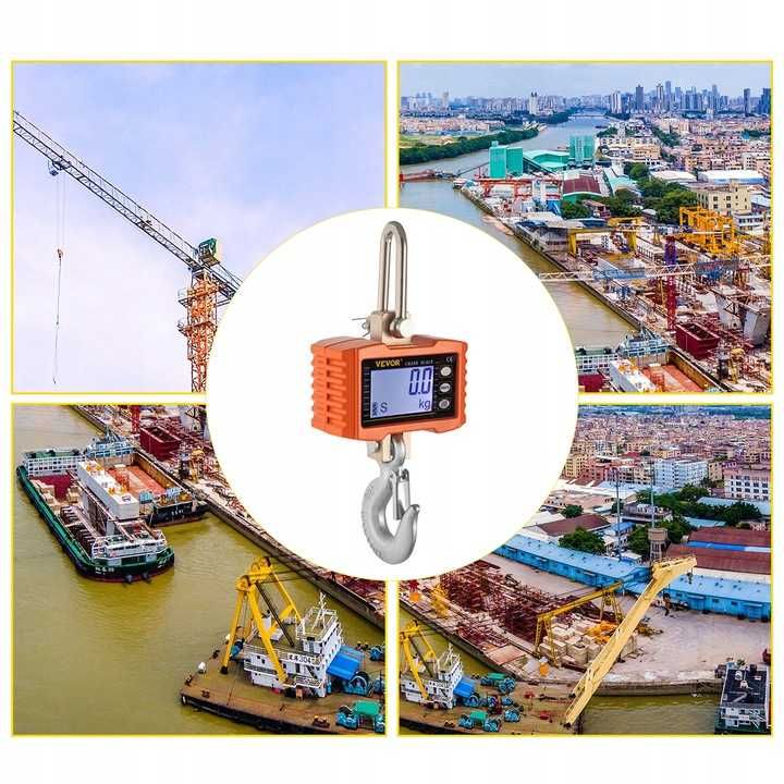 Цифрові кранові ваги VEVOR Hook Scale 1000Kg