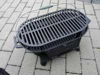 GRILL Żeliwny Węglowy Turystyczny Ogrodowy
