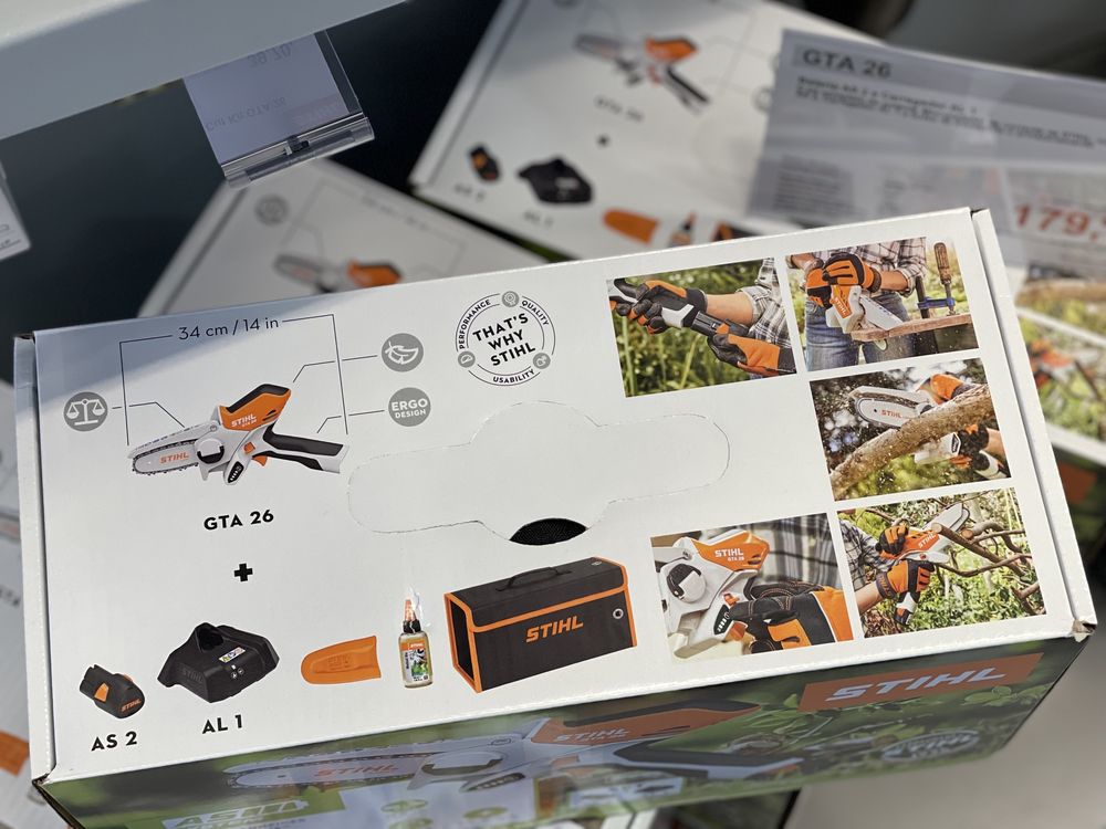 STIHL GTA 26 Kit com bateria e carregador