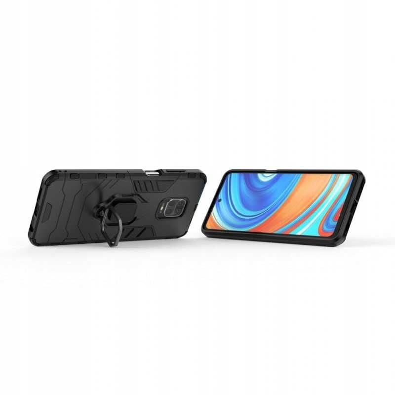 Etui Case Pancerne Xiaomi Redmi Note 9S + Szkło Hartowane