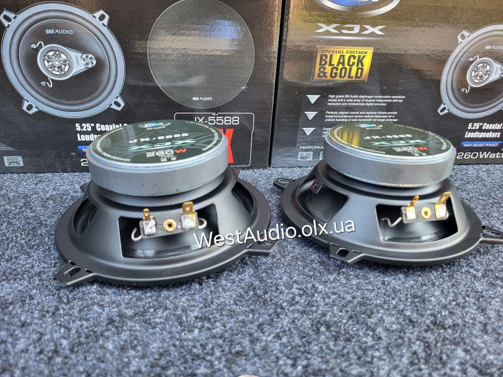 13см. Boschmann JX-5588/динаміки в авто/колонки/акустика
