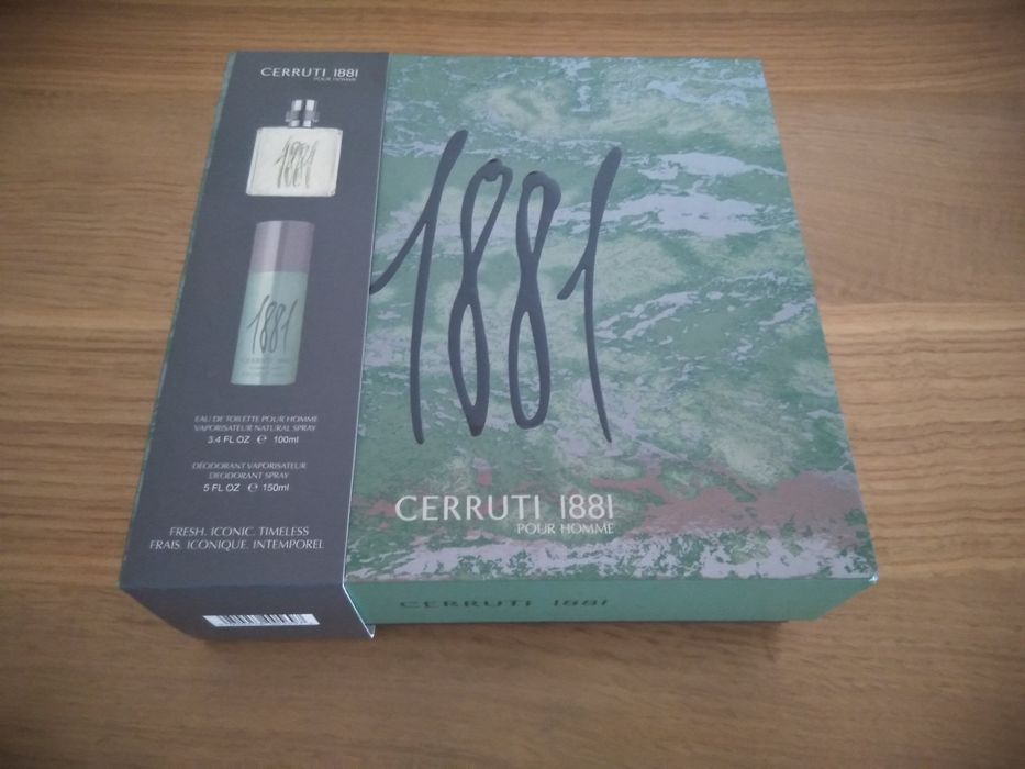 Coffret Cerruti 1881 para Homem NOVO