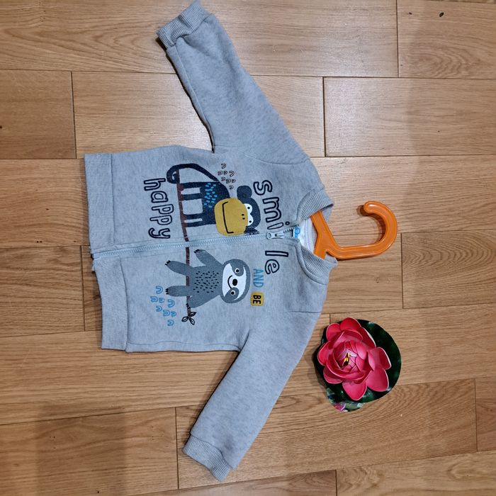 Bluza, bluzka, 68, so cute, ocieplana, małpki