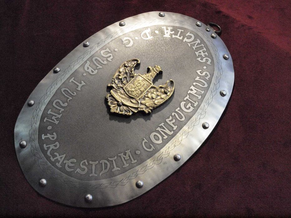 Kaplerz, ryngraf pamiątkowy, patriotyczny, w stylu husarskim do szabel