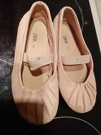 Buty dla dziewczynki balerinki Zara rozmiar 24