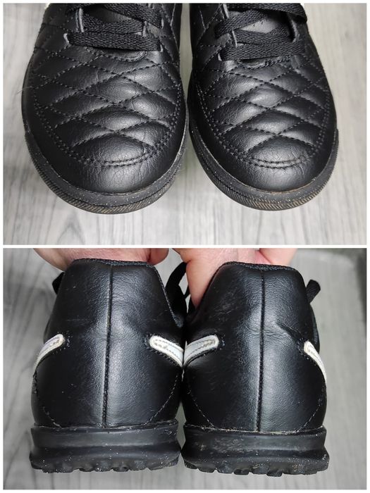 32 Nike оригінальні шкіряні дитячі сороканожки, бутси