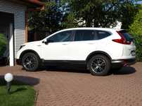 Honda CR-V hybryda, bezwypadkowy, stan idealny, niski przebieg, biała perła