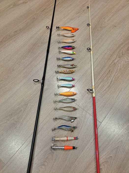 Conjunto pesca ao choco e lula