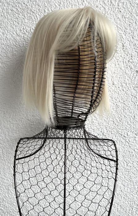 Premium Ultra włosy doczepiane, platynowy blond, topper, 210.