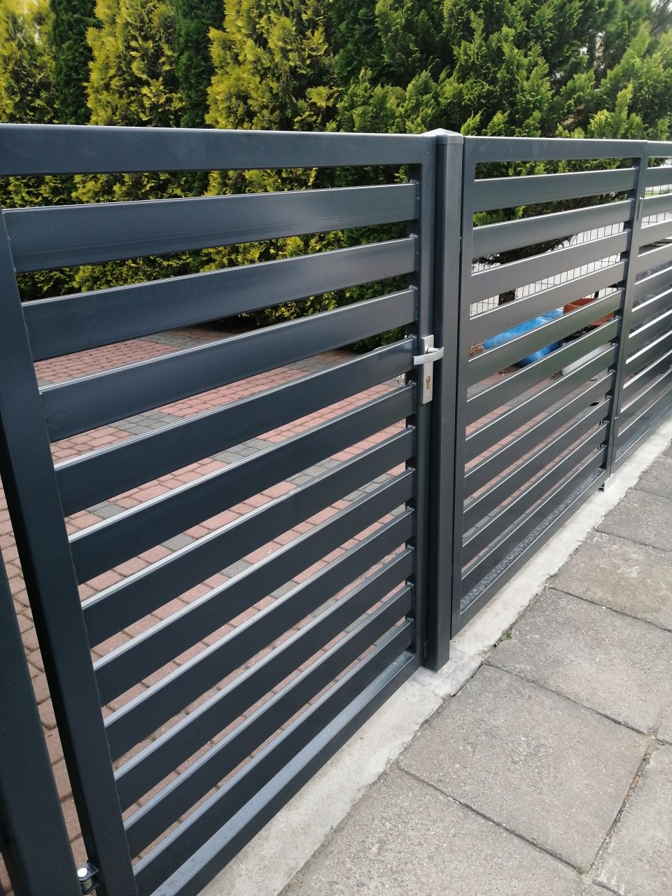 Brama przesuwna, bez montażu,balustrady