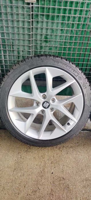 Felgi z oponami Seat Leon 3 18 cali zimowe Michelin Pilot Alpine