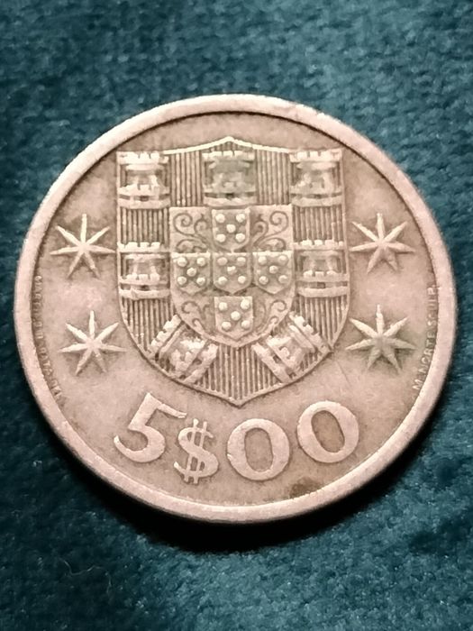 5 Escudos de 1965
