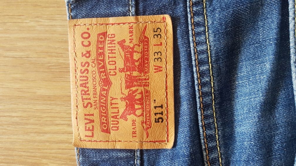 Levis Strauss & CO 511 roz W33 L35