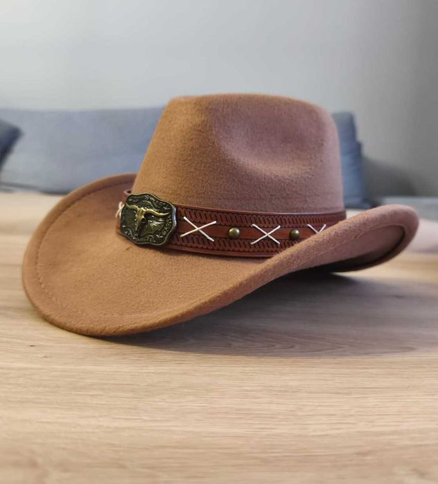Kapelusz kowbojski klasyczny Wild West Country Western nowy