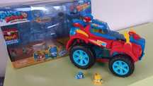 Auto SuperZings Monster Roller Hero ,komisariat policji  napad na bank