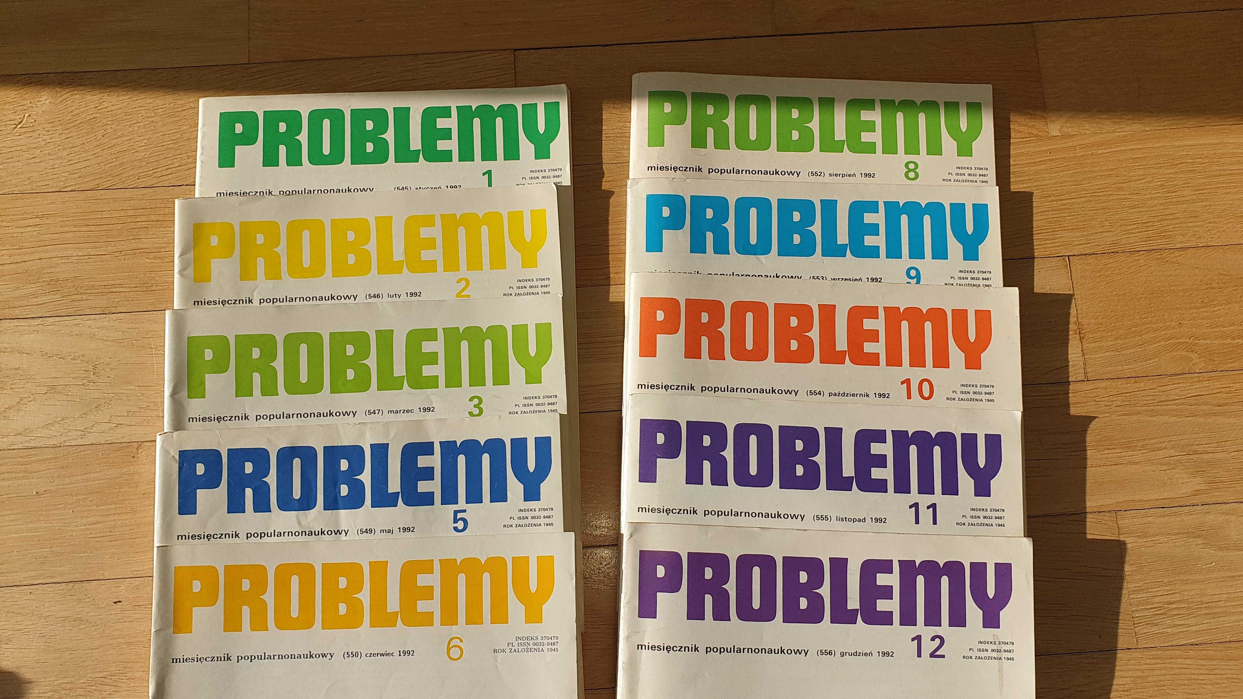 Pismo PROBLEMY (z lat od 1988 do 1993) 40 sztuk