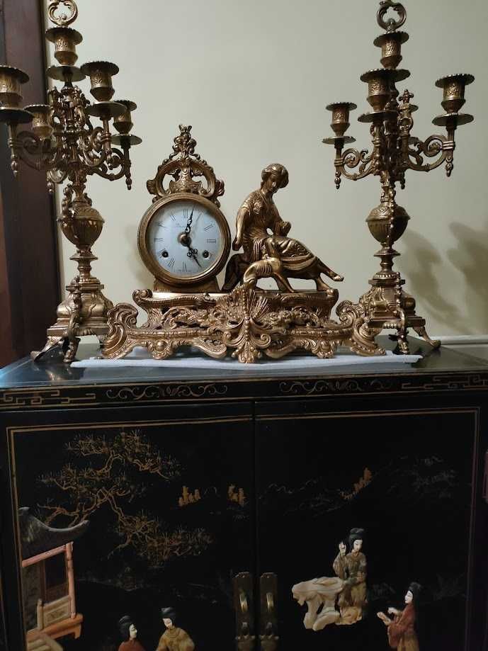 набор часов Imperial Italien Graniture Hermle Movement